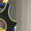 NBA Golden State Warriors V-Neck Mexico Edition 75th Anniversary Black Jersey TOSCANO#95 S-XXL