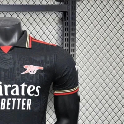 202526 Arsenal training POLO Black jersey Player Version