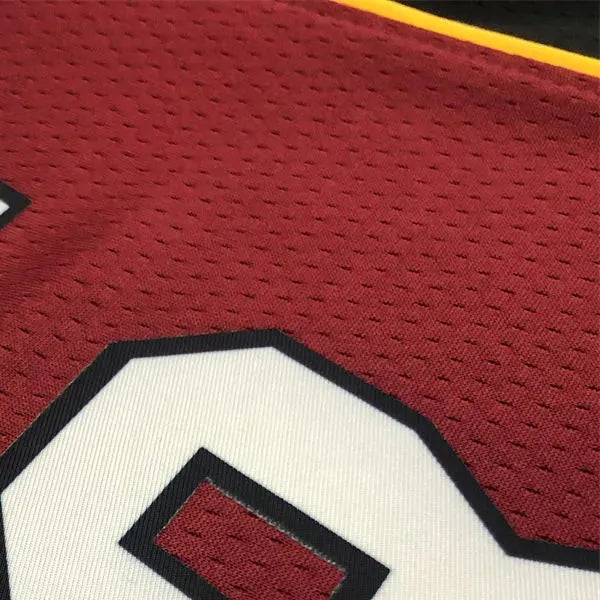 NBA Miami Hearts V-Neck Red Jersey WADE#3 S-XXL