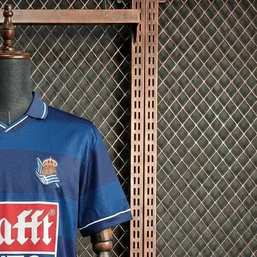 Retro 19992000 Real Sociedad Away jersey Fan Version