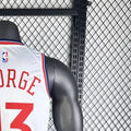 NBA Los Angeles Clippers 2425 Round Neck White Jersey GEORGE#13 S-XXL