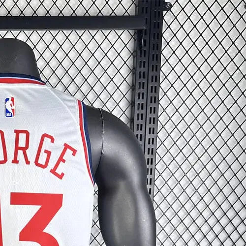 NBA Los Angeles Clippers 2425 Round Neck White Jersey GEORGE#13 S-XXL