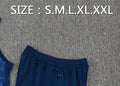 2425 Barcelona royal blue raining Set Shirt and Shorts