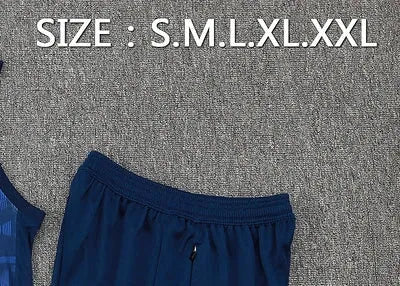 2425 Barcelona royal blue raining Set Shirt and Shorts
