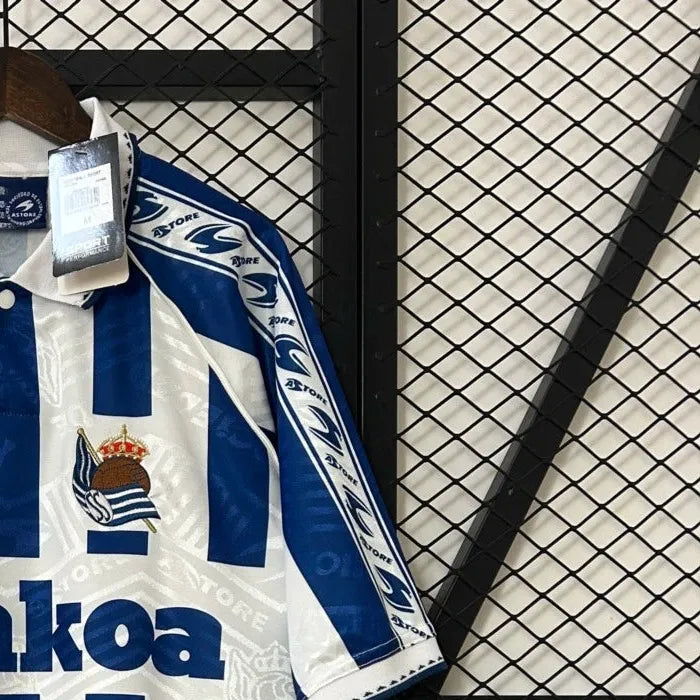 Retro 9495 Real Sociedad Home jersey Fan Version