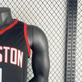 NBA Houston Rockets 2024 V-Neck Balck Jersey McGRADY#1 S-XXL