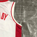 NBA Houston Rockets V-Neck White Jersey McGRADY#1 S-XXL