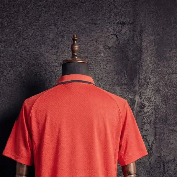202526 Bayern Munich Training Red Polo Fan Version