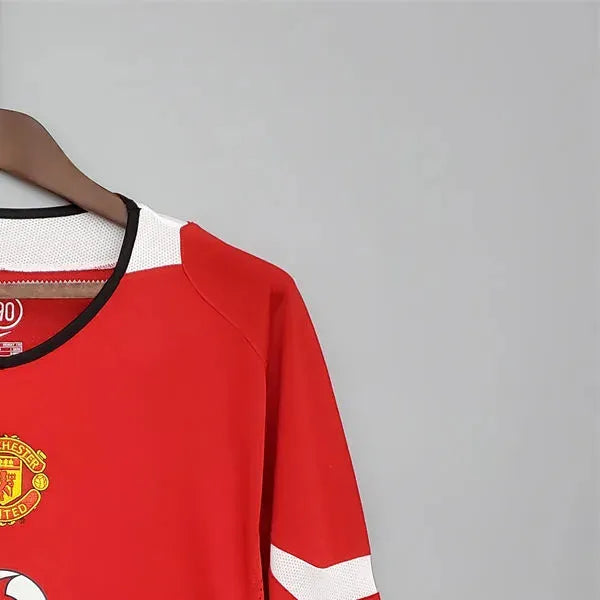 Retro Manchester United 0406 Long Sleeve home jersey Fan Version