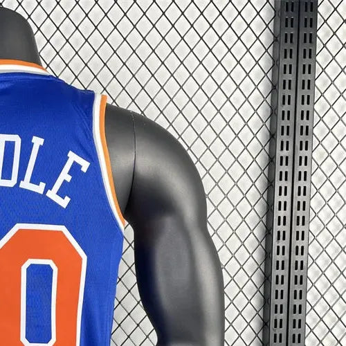 NBA New York Knicks Round Neck Blue jersey RANDLE#30 S-XXL