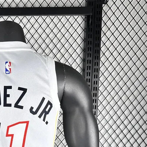 NBA Miami Hearts Round Neck City Edition White Jersey JAQUEZ JR.#11 S-XXL