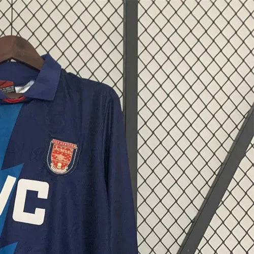 Retro Arsenal 9596 long sleeve away jersey Fan Version