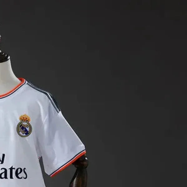 Retro Real Madrid 201314 Home Kid Kits