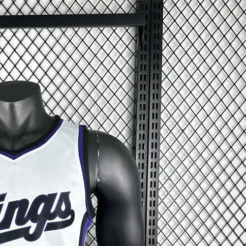 NBA Scaramento Kings 2024 V-Neck White jersey DeROZAN#10 S-XXL