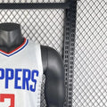 NBA Los Angeles Clippers 2023 V-Neck White Jersey LEONARD#2 S-XXL