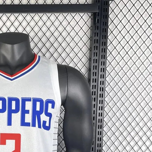 NBA Los Angeles Clippers 2023 V-Neck White Jersey LEONARD#2 S-XXL