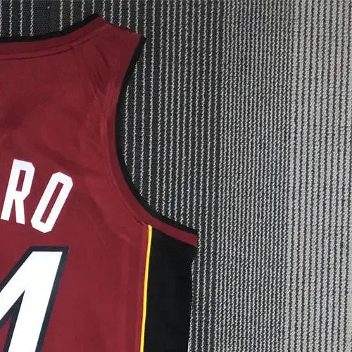 NBA Miami Hearts V-Neck Red 75th Anniversary Jersey HERRO#14 S-XXL