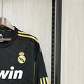 Retro Real Madrid 1112 Away Long Sleeve jersey Long Sleeves Fan Version