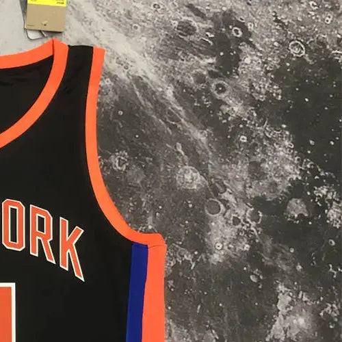 NBA New York Knicks V-Neck City Edition Black jersey BRUNSON#11 S-XXL