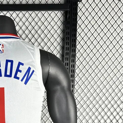 NBA Los Angeles Clippers 2023 V-Neck White Jersey HARDEN#1 S-XXL