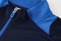 2024 Juventus Royal Blue Jacket Training Suit Set Football Team Shirt Sports Fashion