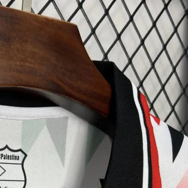 202425 CD Palestino Hypepeace Joint Edition White Jersey Fan Version