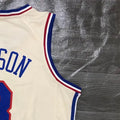 NBA Philadelphia 76ers Round Neck White Jersey IVERSON#3 S-XXL