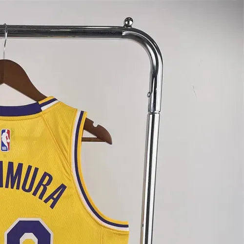 NBA Los Angeles Lakers HACHIMURA#28 202223 Gold Association Edition Swingman Jersey S-XXL