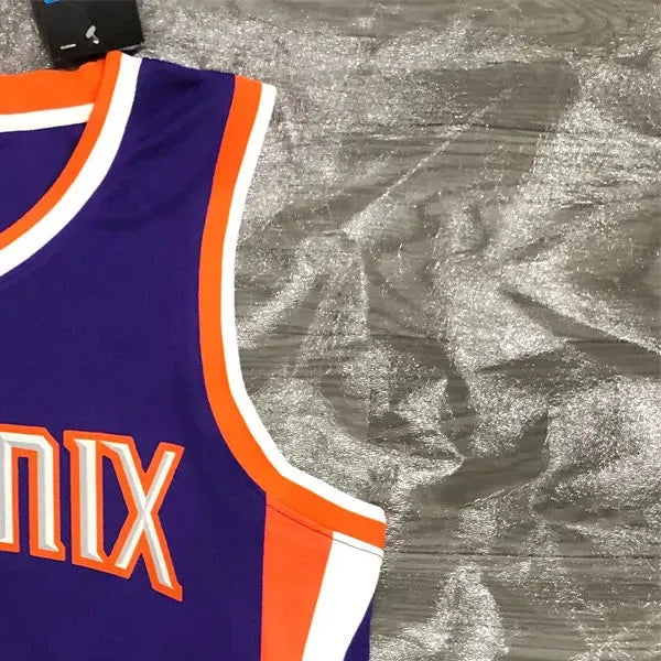 NBA Phoenix Suns V-Neck Purple jersey BOOKER#1 S-XXL