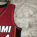NBA Miami Hearts V-Neck Red Jersey OLADIPO#4 S-XXL