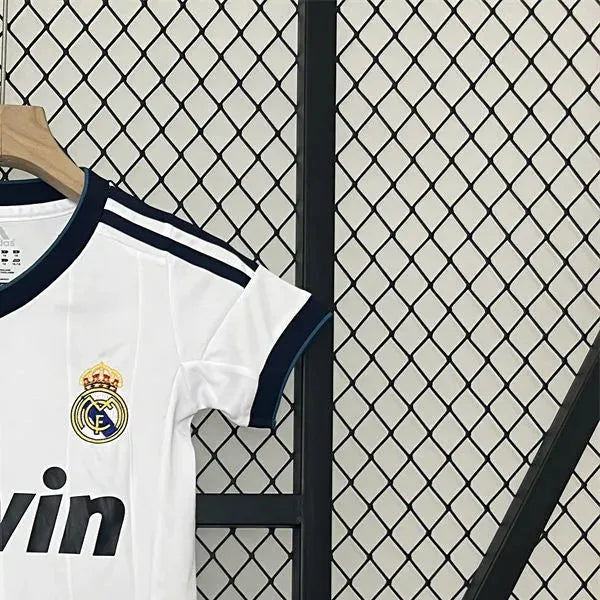 Retro Real Madrid 1213 Home jersey Kid Kits Size 16-28