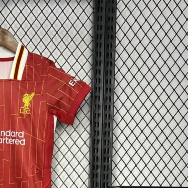 202425 Liverpool Home jersey Kid Kits Size 16-28