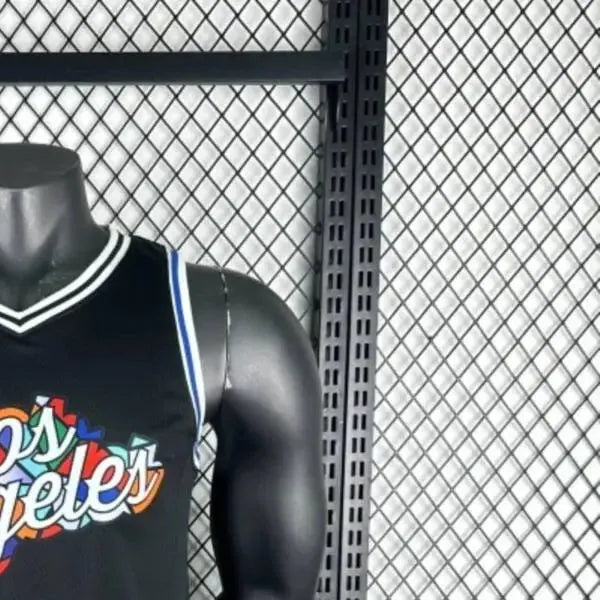 NBA Los Angeles Clippers V-Neck Black Jersey PAULl#3 S-XXL