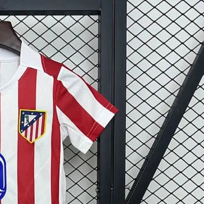 202526 Atletico Madrid Home jersey kids Kits size 16-28