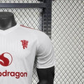 202526 Manchester United Co branded White jersey Player Version