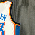 NBA Oklahoma City Thunder V-Neck White Jersey HARDEN#13 S-XXL
