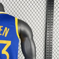 NBA Golden State Warriors 2023 V-Neck Blue Jersey GREEN#23 S-XXL