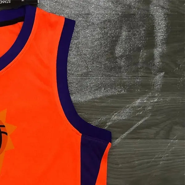 NBA Phoenix Suns V-Neck Orange jersey AYTON#22 S-XXL