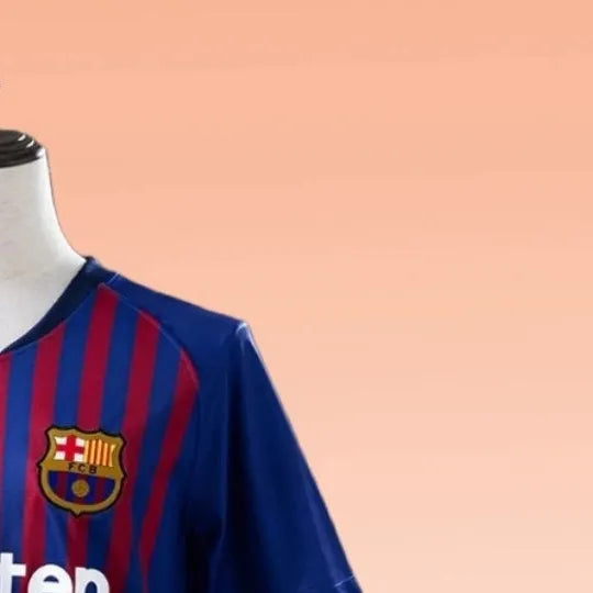 Retro Barcelona 201819 Home jersey Fan Version