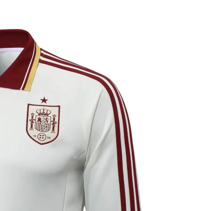 2026 Spain Off-white Jacket Training Suit Set