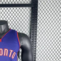 NBA Toronto Raptors 2425 Retro Purple V-Neck Jersey BARNES#4 S-XXL