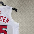 NBA Toronto Raptors V-Neck White Jersey CARTER#15 S-XXL