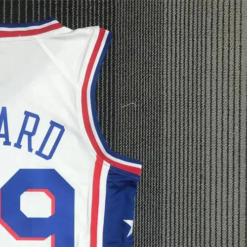 NBA Philadelphia 76ers Round Neck Black 75th Anniversary Jersey HOWARD#39 S-XXL