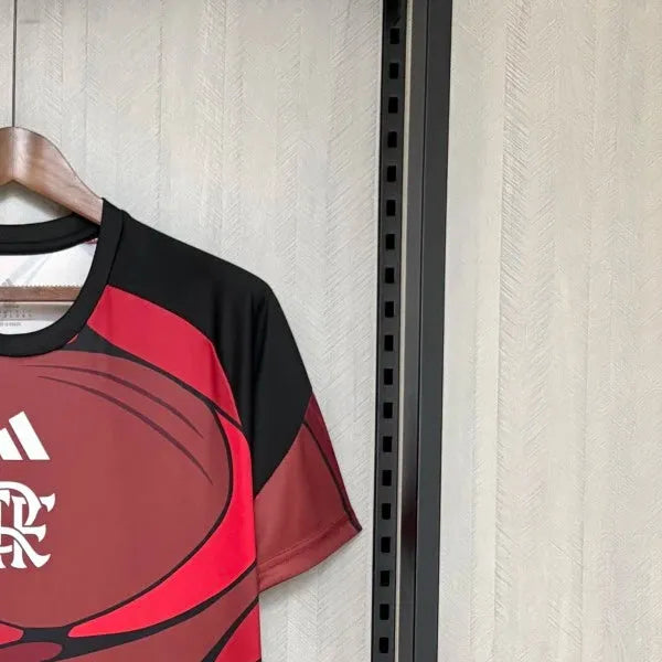 202627 Flamengo Pre-Match Red Jersey Fan Version