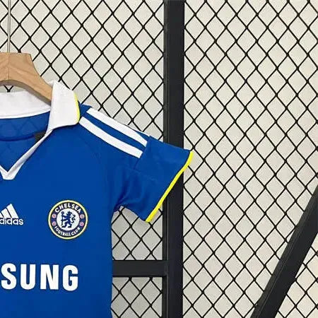 Retro Chelsea 0809 kids Champions League home game jersey Kid Kits Size 16-28