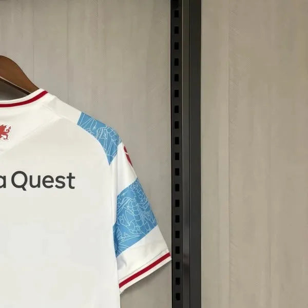 202526 Wrexham Second Away jersey Fan version