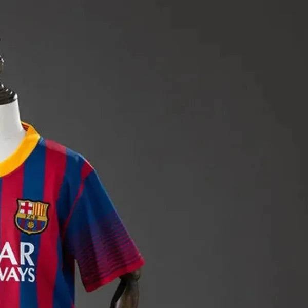 Retro Barcelona 1314 kids home jersey Kid Kits Size 16-28