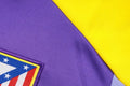 202526 Atletico Madrid Purple Long-sleeved half-pull training kit Football team kit