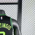 NBA Boston Celtics 2425 City Edition Round Neck Black Jersey PORZINGIS#8 S-XXL