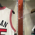 NBA Chicago Bulls Round neck White Jersey JORDAN#45 S-XXL